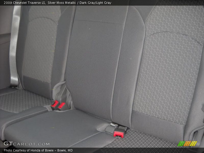 Silver Moss Metallic / Dark Gray/Light Gray 2009 Chevrolet Traverse LS
