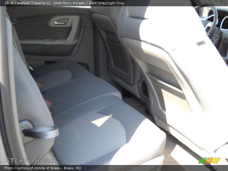 Silver Moss Metallic / Dark Gray/Light Gray 2009 Chevrolet Traverse LS