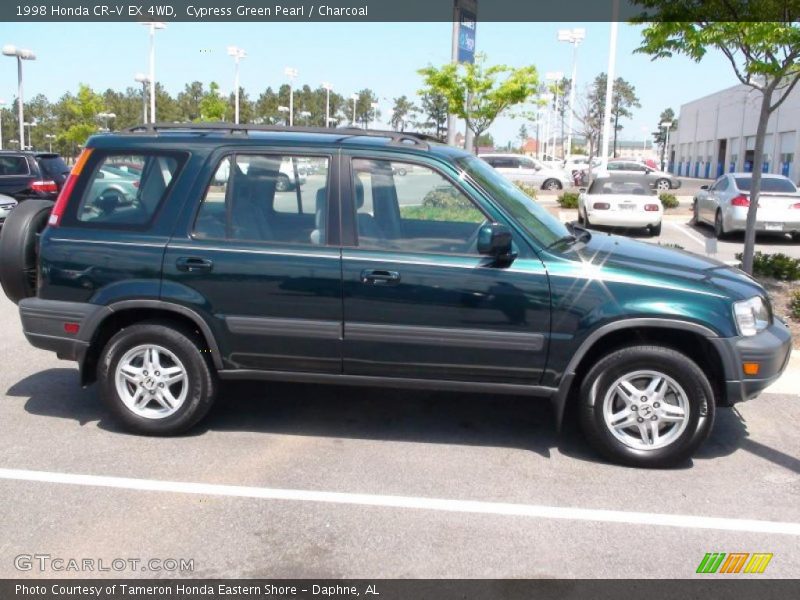 Cypress Green Pearl / Charcoal 1998 Honda CR-V EX 4WD