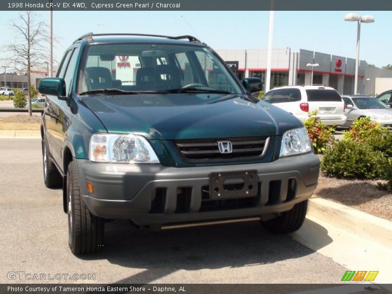 Cypress Green Pearl / Charcoal 1998 Honda CR-V EX 4WD