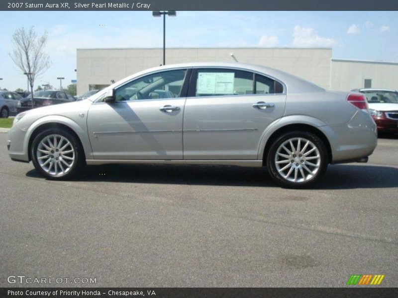 Silver Pearl Metallic / Gray 2007 Saturn Aura XR