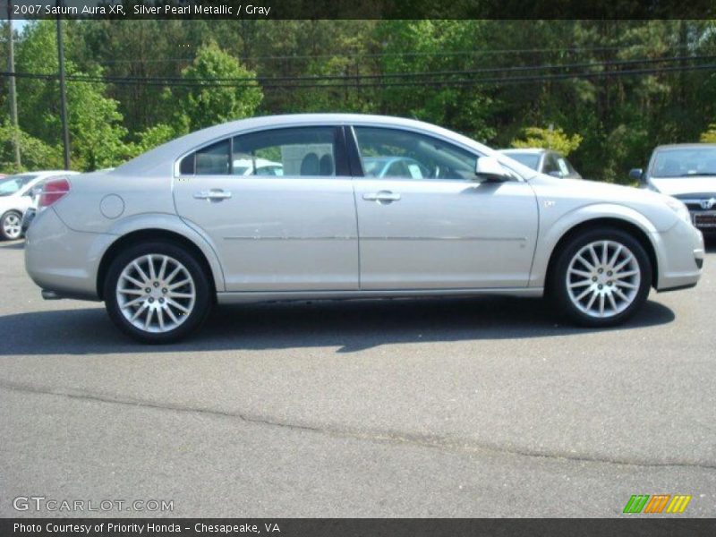 Silver Pearl Metallic / Gray 2007 Saturn Aura XR