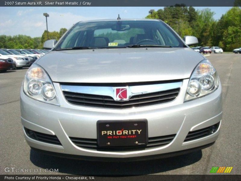 Silver Pearl Metallic / Gray 2007 Saturn Aura XR