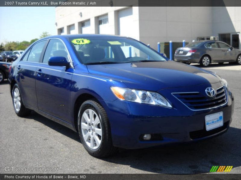 Blue Ribbon Metallic / Ash 2007 Toyota Camry XLE