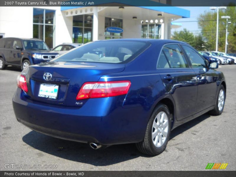 Blue Ribbon Metallic / Ash 2007 Toyota Camry XLE