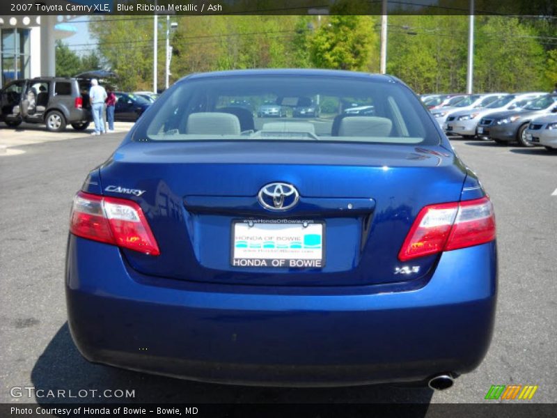Blue Ribbon Metallic / Ash 2007 Toyota Camry XLE