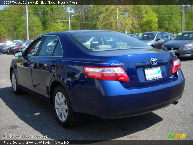 Blue Ribbon Metallic / Ash 2007 Toyota Camry XLE