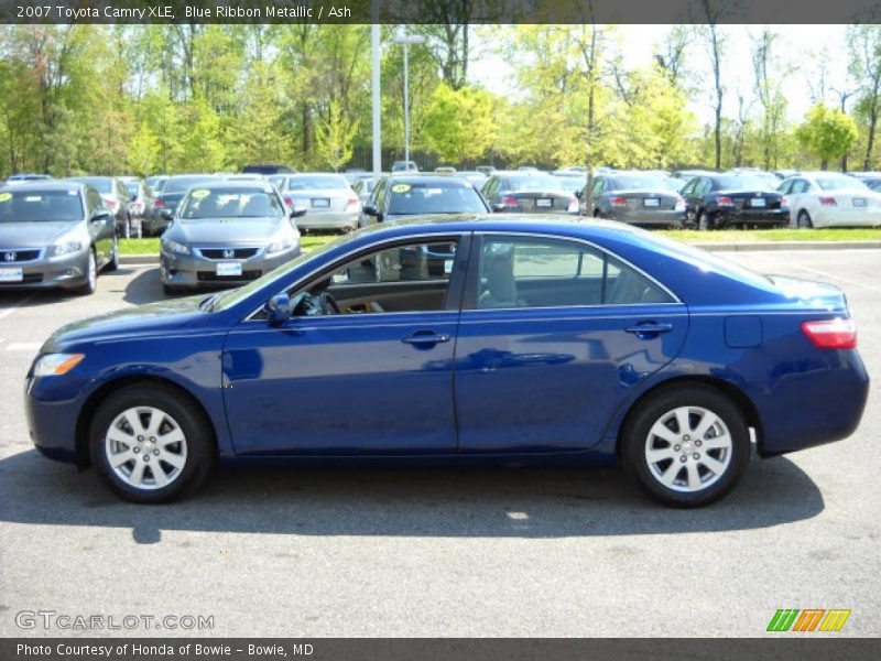 Blue Ribbon Metallic / Ash 2007 Toyota Camry XLE