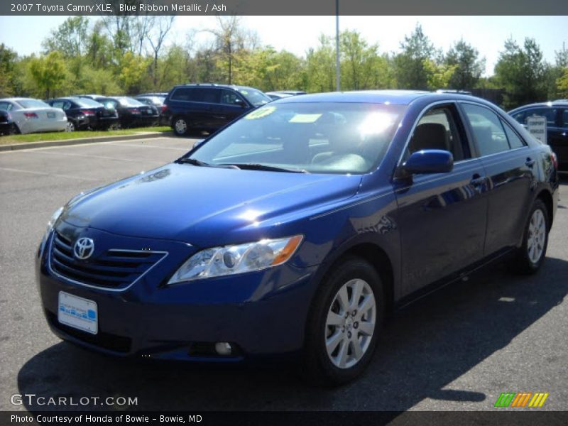Blue Ribbon Metallic / Ash 2007 Toyota Camry XLE
