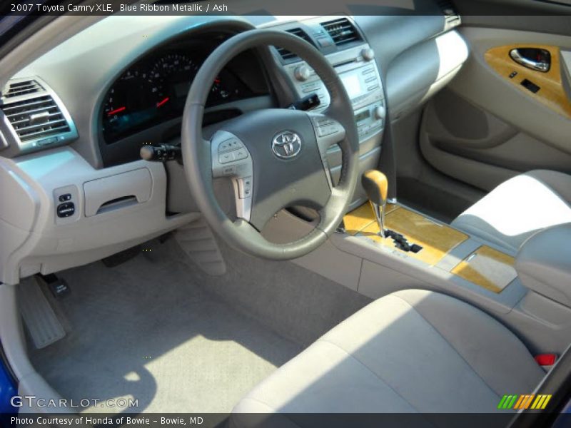 Blue Ribbon Metallic / Ash 2007 Toyota Camry XLE
