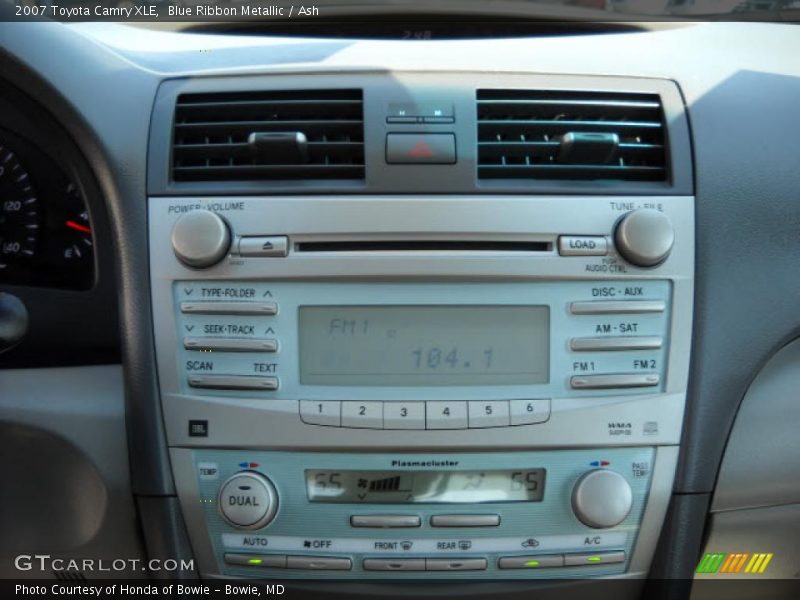 Blue Ribbon Metallic / Ash 2007 Toyota Camry XLE