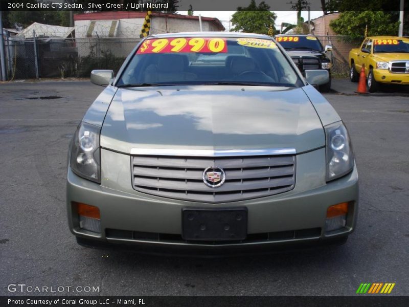 Silver Green / Light Neutral 2004 Cadillac CTS Sedan