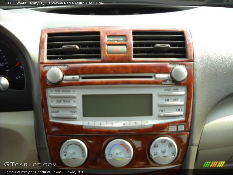 Barcelona Red Metallic / Ash Gray 2010 Toyota Camry LE