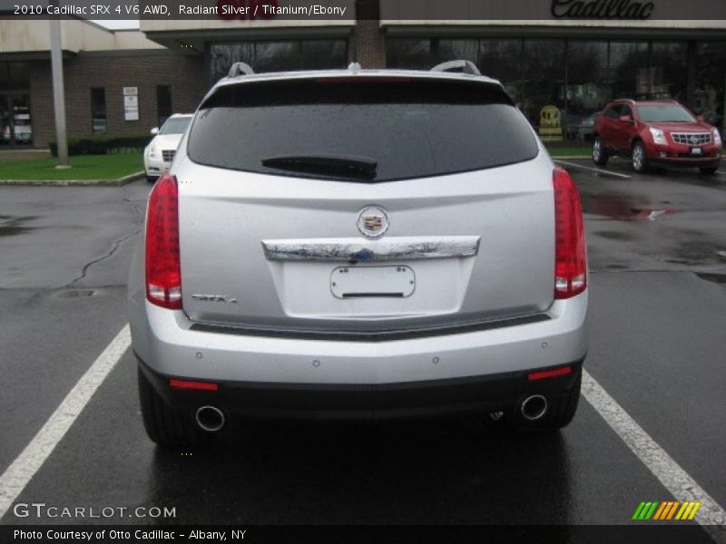 Radiant Silver / Titanium/Ebony 2010 Cadillac SRX 4 V6 AWD