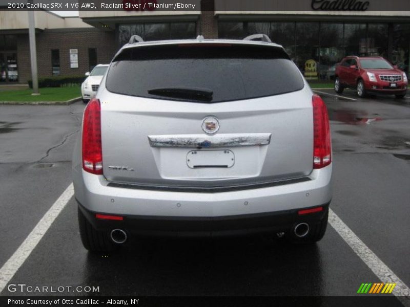 Radiant Silver / Titanium/Ebony 2010 Cadillac SRX 4 V6 AWD