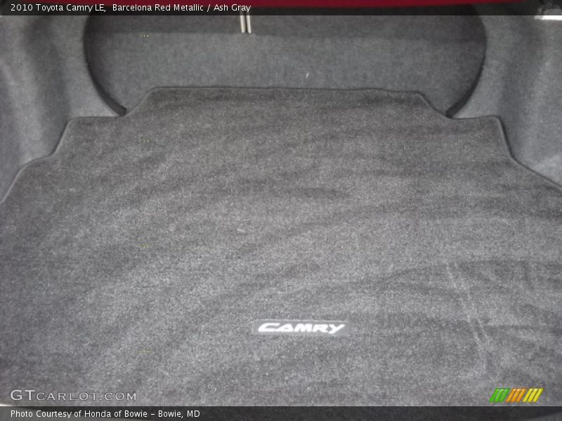 Barcelona Red Metallic / Ash Gray 2010 Toyota Camry LE