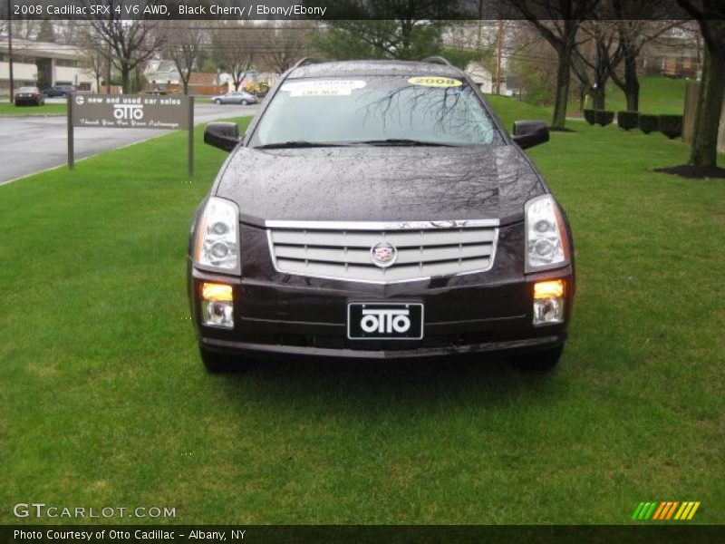 Black Cherry / Ebony/Ebony 2008 Cadillac SRX 4 V6 AWD