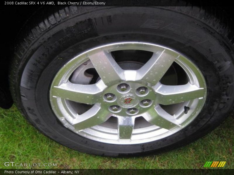 Black Cherry / Ebony/Ebony 2008 Cadillac SRX 4 V6 AWD