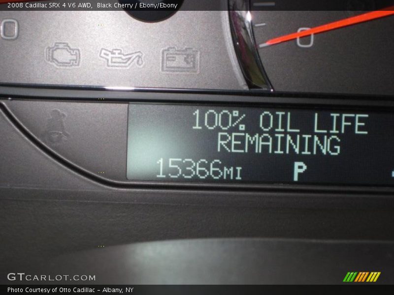 Black Cherry / Ebony/Ebony 2008 Cadillac SRX 4 V6 AWD