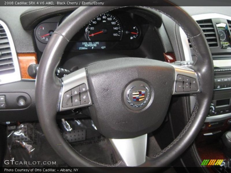 Black Cherry / Ebony/Ebony 2008 Cadillac SRX 4 V6 AWD