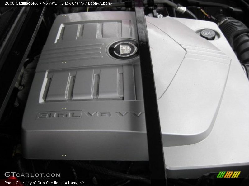 Black Cherry / Ebony/Ebony 2008 Cadillac SRX 4 V6 AWD