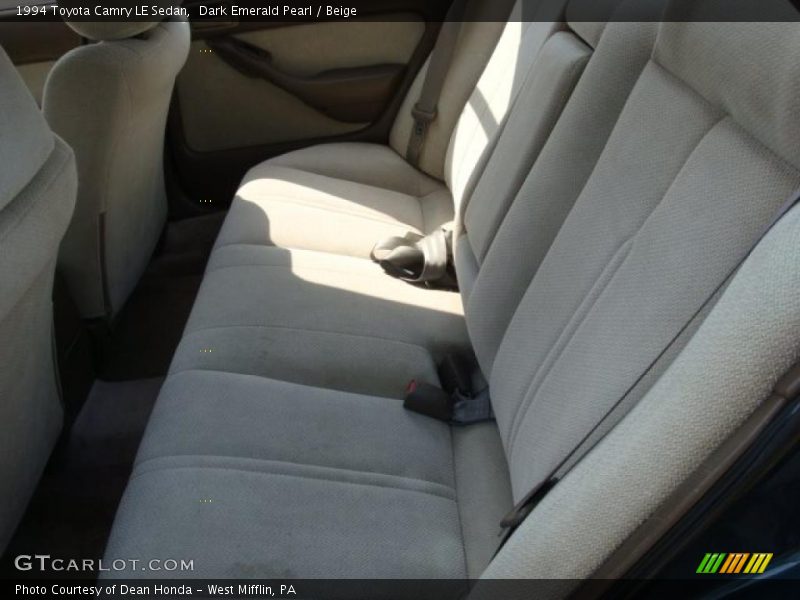 Dark Emerald Pearl / Beige 1994 Toyota Camry LE Sedan