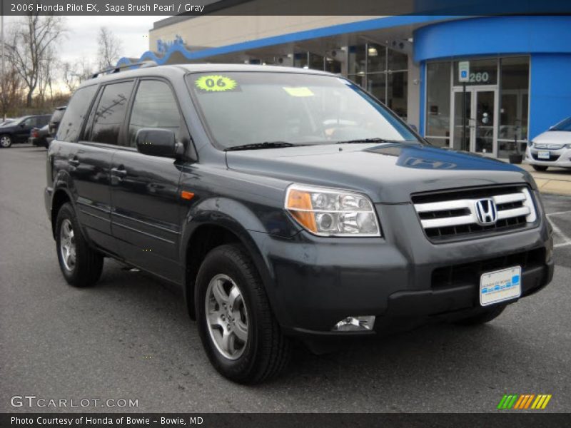 Sage Brush Pearl / Gray 2006 Honda Pilot EX