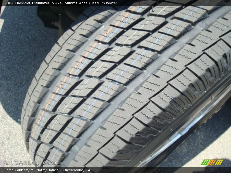 Summit White / Medium Pewter 2004 Chevrolet TrailBlazer LS 4x4
