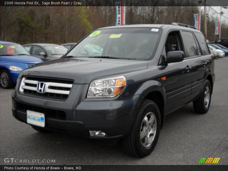 Sage Brush Pearl / Gray 2006 Honda Pilot EX