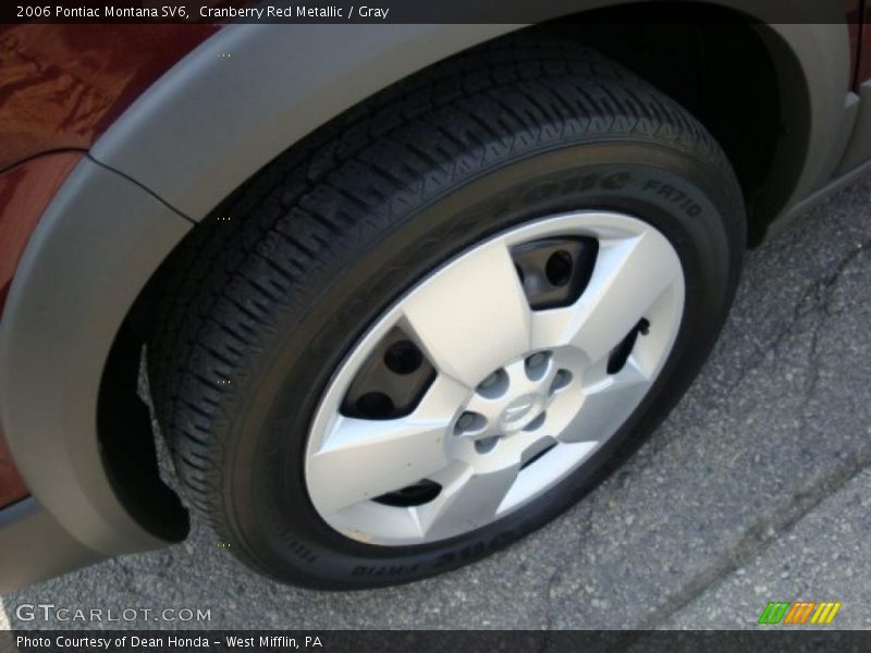 Cranberry Red Metallic / Gray 2006 Pontiac Montana SV6