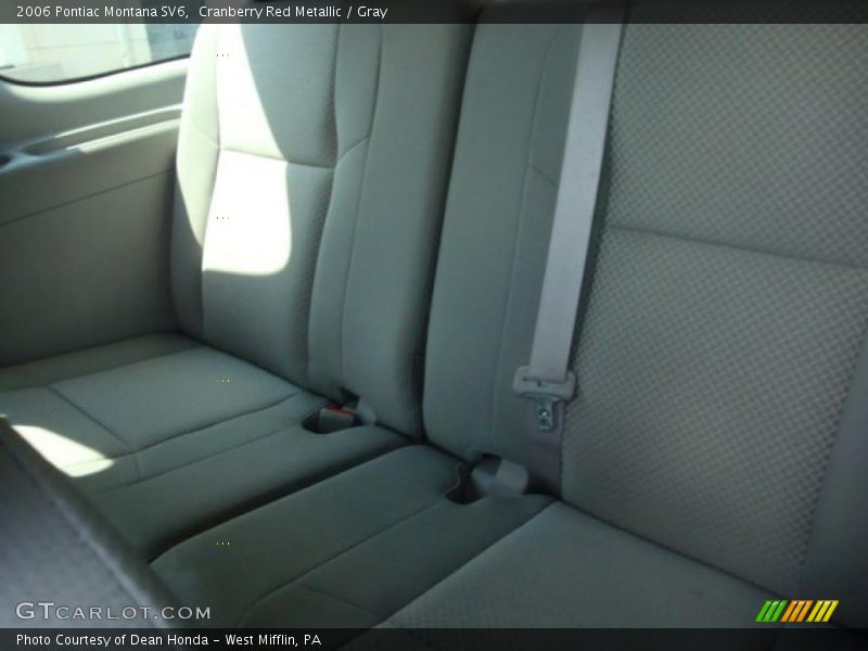 Cranberry Red Metallic / Gray 2006 Pontiac Montana SV6
