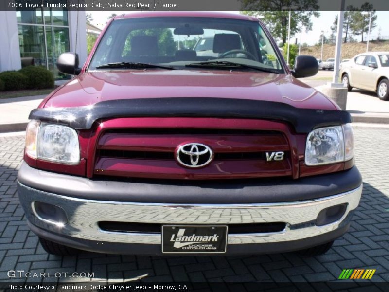 Salsa Red Pearl / Taupe 2006 Toyota Tundra Regular Cab