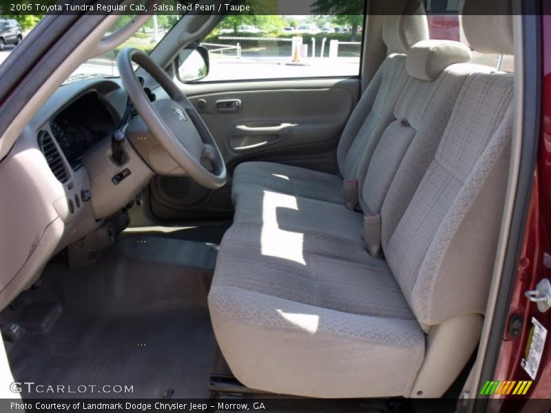 Salsa Red Pearl / Taupe 2006 Toyota Tundra Regular Cab