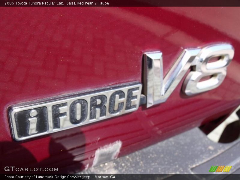 Salsa Red Pearl / Taupe 2006 Toyota Tundra Regular Cab