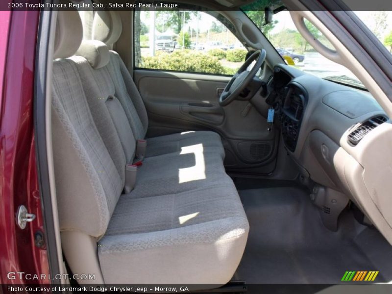Salsa Red Pearl / Taupe 2006 Toyota Tundra Regular Cab