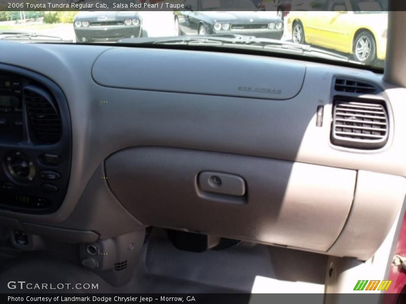 Salsa Red Pearl / Taupe 2006 Toyota Tundra Regular Cab