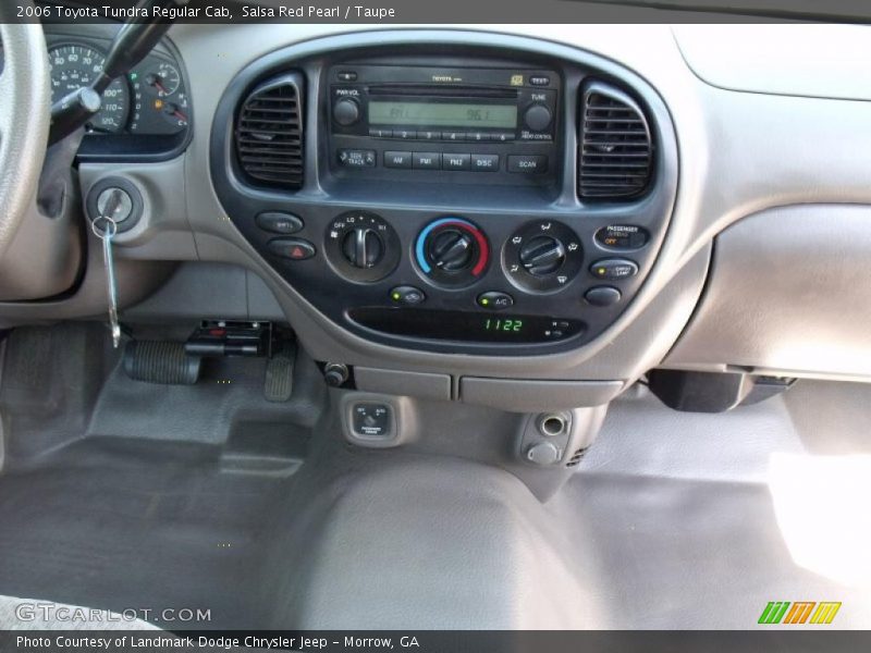 Salsa Red Pearl / Taupe 2006 Toyota Tundra Regular Cab