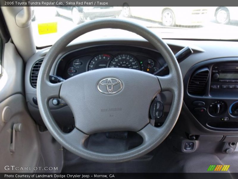 Salsa Red Pearl / Taupe 2006 Toyota Tundra Regular Cab