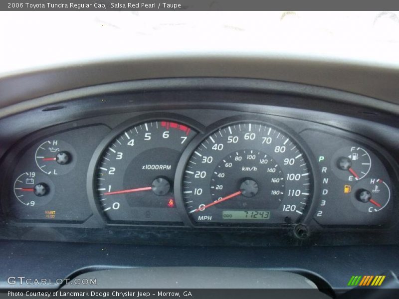 Salsa Red Pearl / Taupe 2006 Toyota Tundra Regular Cab