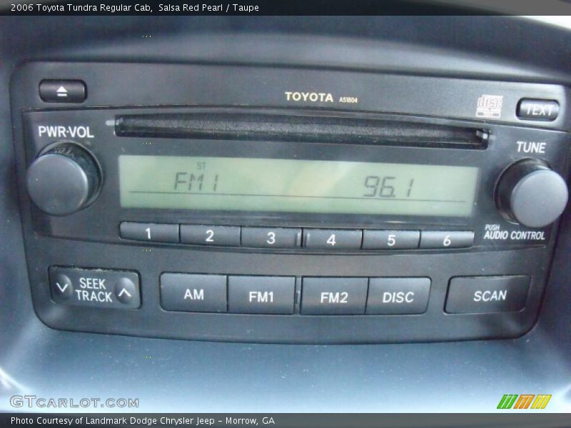 Salsa Red Pearl / Taupe 2006 Toyota Tundra Regular Cab