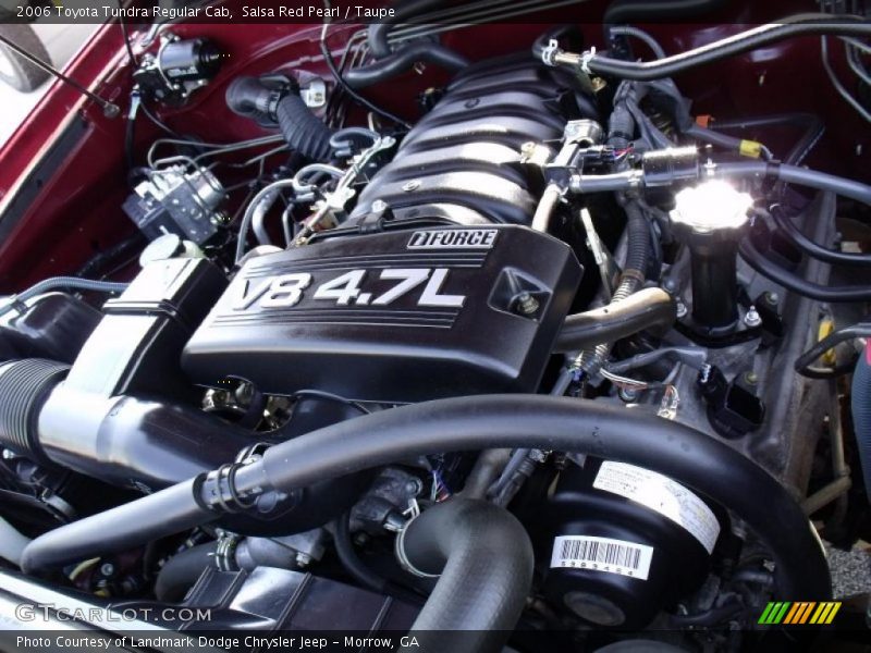 Salsa Red Pearl / Taupe 2006 Toyota Tundra Regular Cab