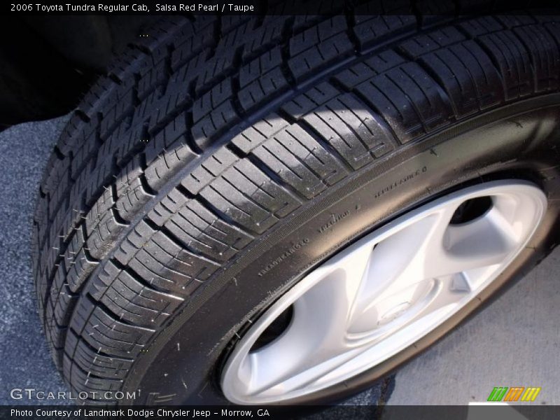 Salsa Red Pearl / Taupe 2006 Toyota Tundra Regular Cab