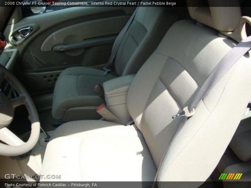 Inferno Red Crystal Pearl / Pastel Pebble Beige 2008 Chrysler PT Cruiser Touring Convertible