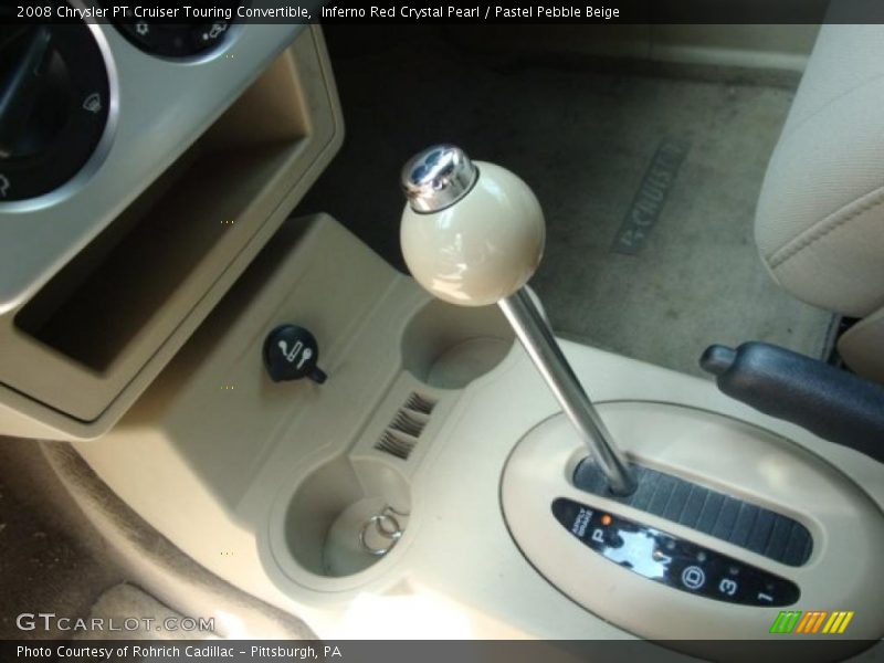 Inferno Red Crystal Pearl / Pastel Pebble Beige 2008 Chrysler PT Cruiser Touring Convertible