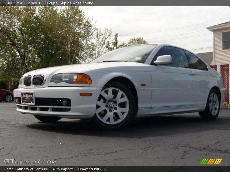 Alpine White / Sand 2000 BMW 3 Series 323i Coupe