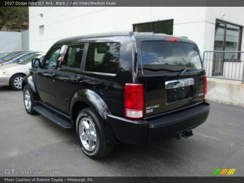 Black / Dark Khaki/Medium Khaki 2007 Dodge Nitro SLT 4x4
