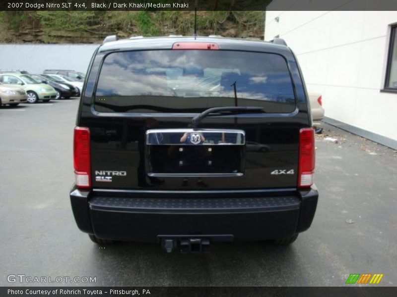 Black / Dark Khaki/Medium Khaki 2007 Dodge Nitro SLT 4x4