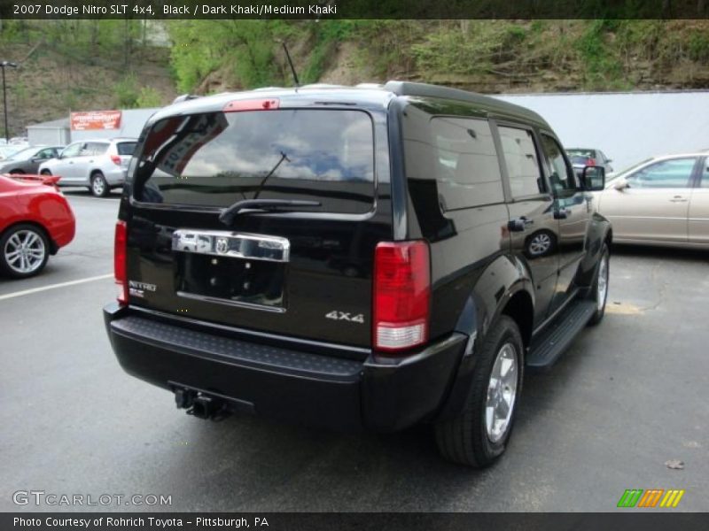 Black / Dark Khaki/Medium Khaki 2007 Dodge Nitro SLT 4x4