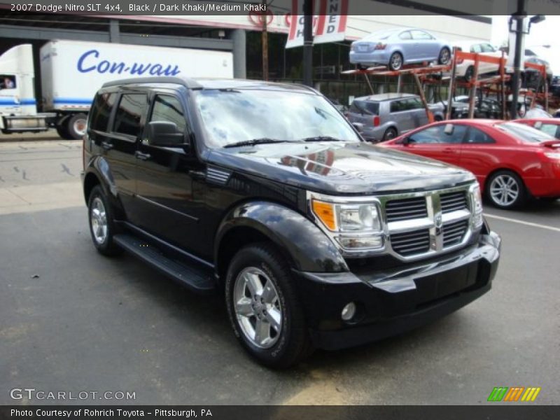 Black / Dark Khaki/Medium Khaki 2007 Dodge Nitro SLT 4x4