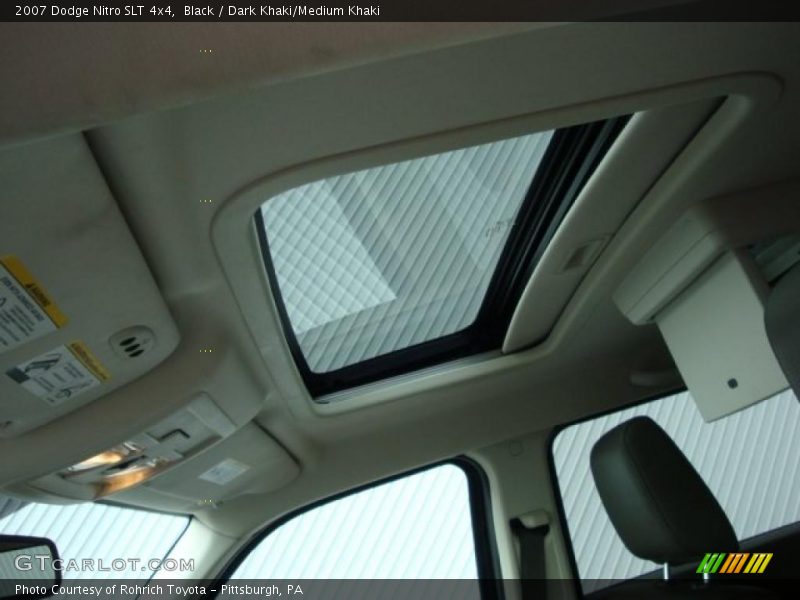 Black / Dark Khaki/Medium Khaki 2007 Dodge Nitro SLT 4x4